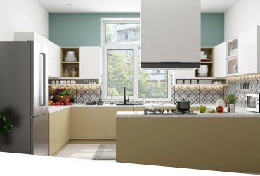 G Shaped Kitchen modular kitchen